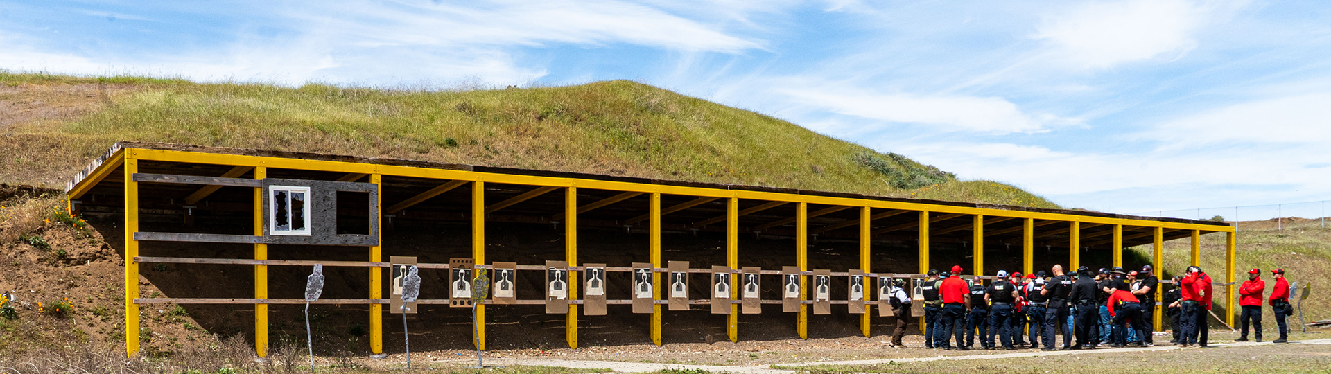 outdoor officer training range